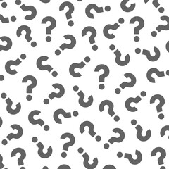 Question Mark Pattern Background Vector Illustration