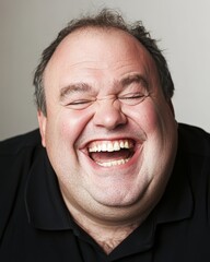 Obraz premium Men from various ethnic backgrounds enjoy a moment of genuine happiness