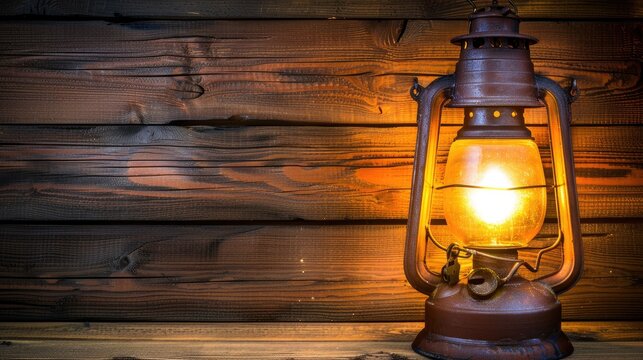 An old-fashioned lantern 