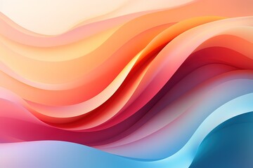 Abstract colorful gradient background with soft flowing curves.