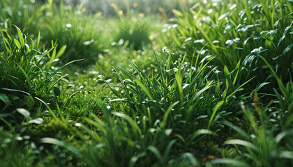Un coin de verdure ensoleill&eacute;