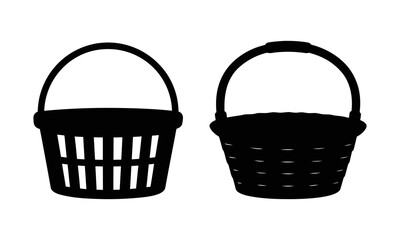 Basket silhouette illustration