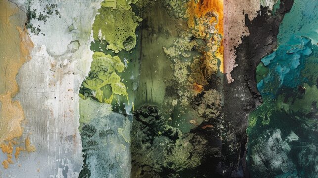 An abstract representation of natural elements