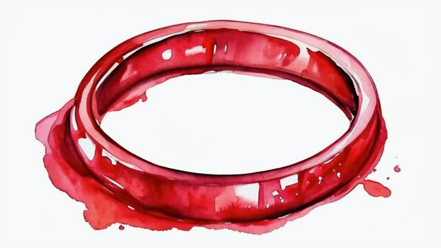 red circule