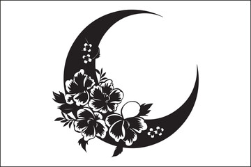 Floral crescent moon silhouette,
Floral line art moon silhouette,
Floral moon,
moon,
silhouette,
botanical,
nature,
art,
wall art,
home decor,
decor,
printable art,
digital art,
instant download,
