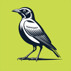 Obraz premium Vectorize Bird as Natural Beauty.