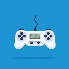 video game controller. illustration of an electronic device for playing. suitable for poster use and web icons