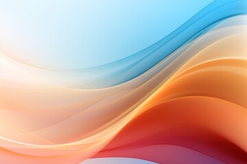 Obraz premium Abstract colorful wave background with smooth gradients.