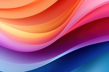 Abstract colorful wave background with smooth gradients.