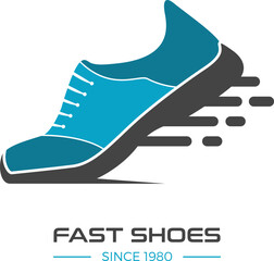 Laufschuh, Marathon, Firmenlauf, schneller Schuh, Schuhladen - Logo, Firmenzeichen