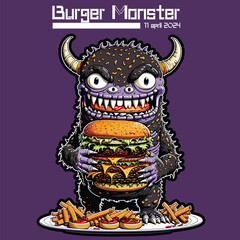 Burger Illustration vector 