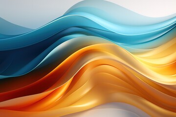 Abstract colorful wave pattern background.