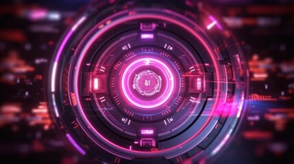 Obraz premium Futuristic Interface Design