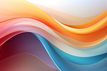Abstract background with colorful wavy lines.