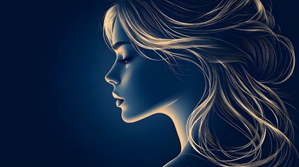 silhouette of a girl