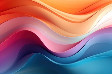 Abstract background with colorful wavy lines.