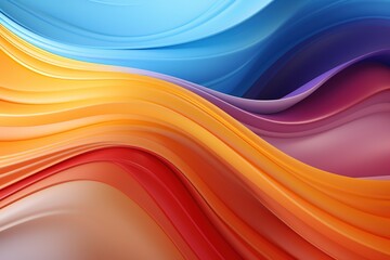 Abstract colorful wavy background.