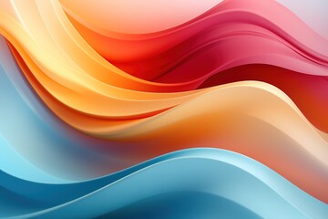 Abstract colorful wavy background.
