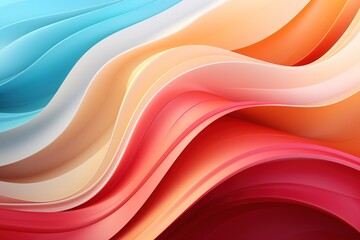 Abstract colorful wavy background.