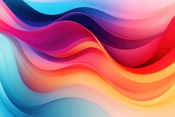 Abstract colorful wavy background.
