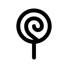 lollipop line icon