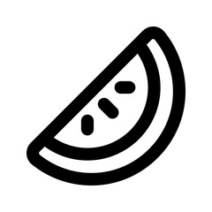 watermelon line icon