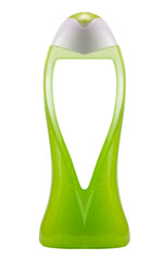 Showering gel on transparent background