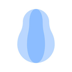 papaya duotone icon