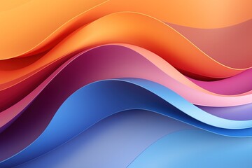 Abstract background with colorful wavy lines.