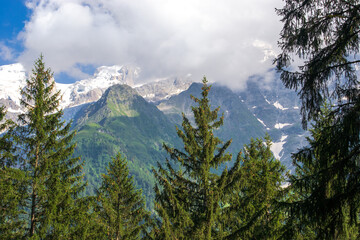 L'&eacute;t&eacute; &agrave; la montagne dans les Alpes fran&ccedil;aises, "Les Houches", "Chamonix", "Salanches" 