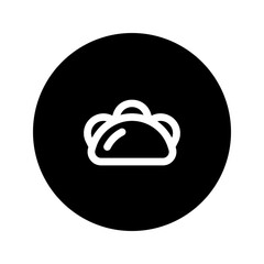 taco line circular icon