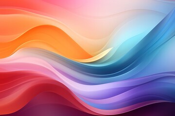 Abstract colorful wavy background.