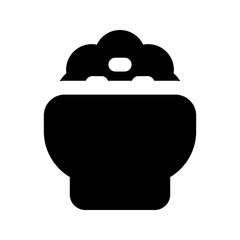 rice glyph icon