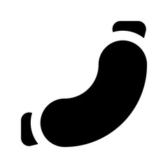 sausage glyph icon