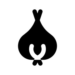 shallot glyph icon
