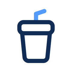 soft drink line color icon