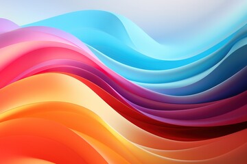Abstract colorful wavy background.