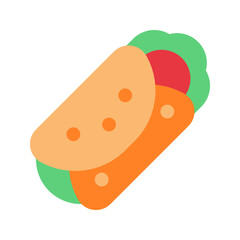 kebab flat icon