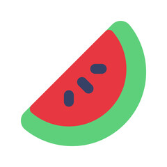 watermelon flat icon
