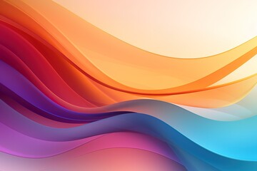 Abstract background with colorful, flowing waves.
