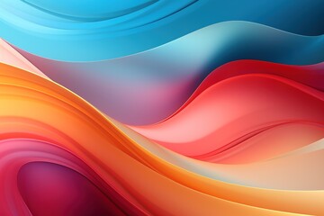 Abstract colorful wavy background design.