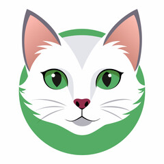 Best cat  Head, color,  Vector,  illustration, 
