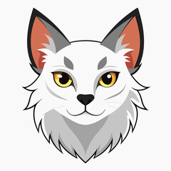 Best cat  Head, color,  Vector,  illustration, 
