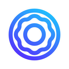 doughnut gradient icon