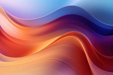 Fototapeta premium Abstract background with colorful, wavy lines.