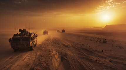 Fototapeta premium The World War 3 Landscape Pictures , The Middle East as Never Seen Like Before , Captured With Sony FX3 27-70mm , Quality Enhanced With Ai , For Journal & Social Media Use 