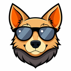 Best Dog Head color,  vector,  illustration