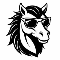 Best  Horse Head,  Silhouette,  vector, illustration