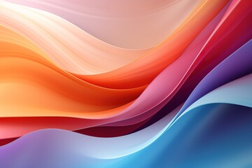 Abstract colorful wavy background design.
