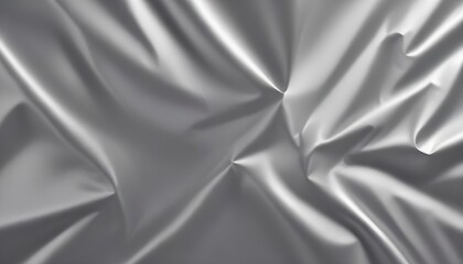 Obraz premium Silver texture, background of plastic packaging foil, cellophane